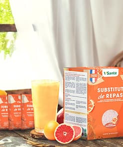 Hộp 7 gói thực phẩm giảm cân Bữa ăn cân bằng Vsanté [Vị Cam]