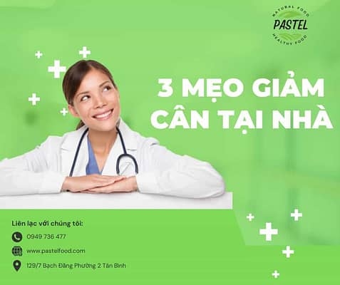 e mẹo giảm cân tại nhà